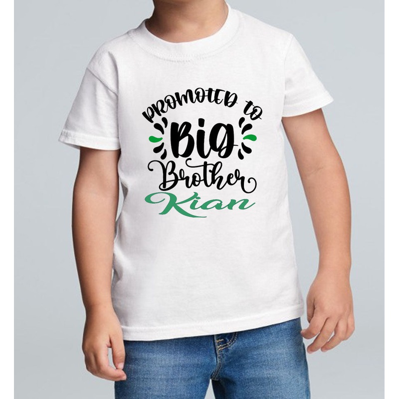 Personalised PROMOTED TO BIG BROTHER Tshirt