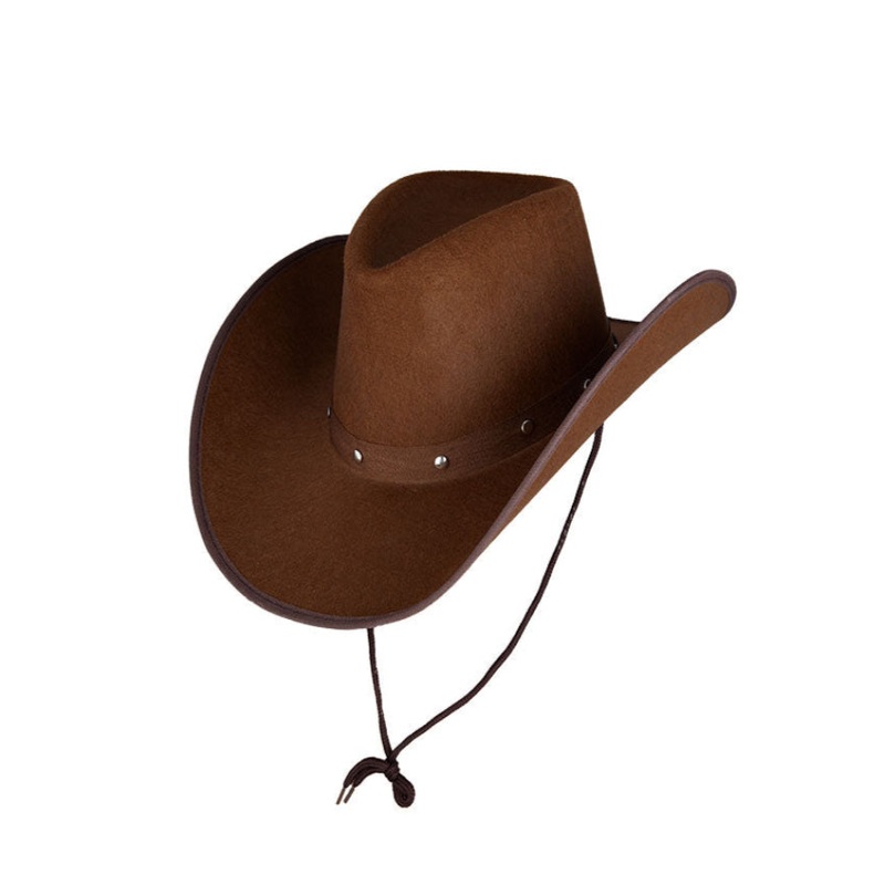 Texan Dark Brown Cowboy Hat