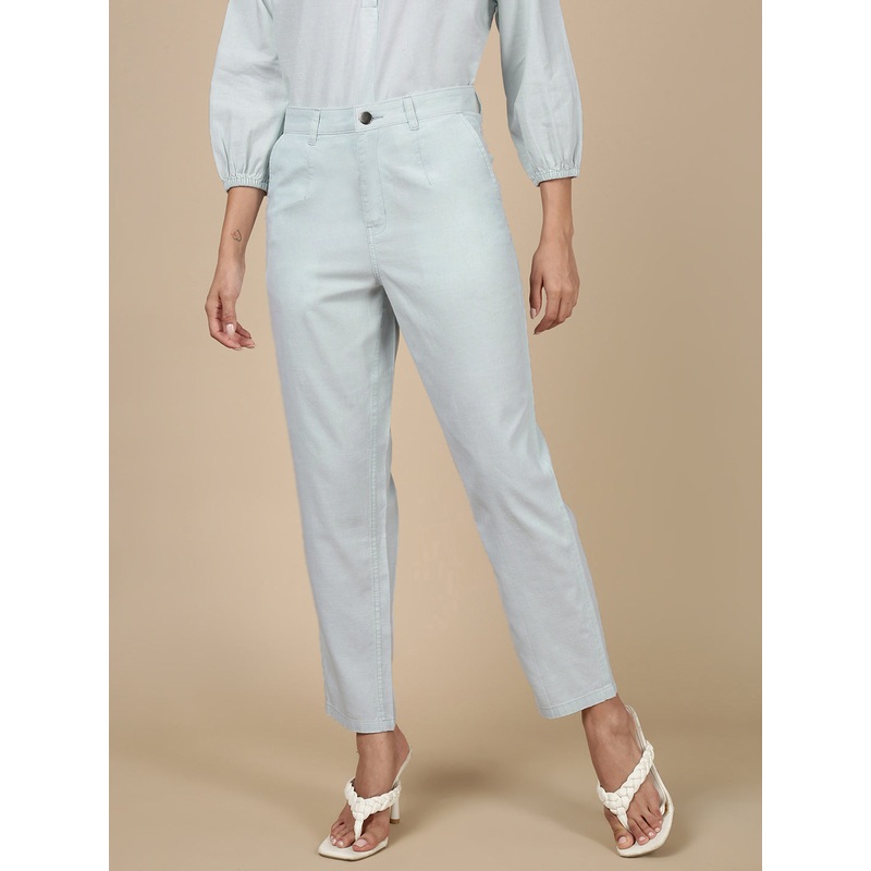 Casual Straight Pant-Ice Blue|S|M|L|XL|XXL|Ice Blue|LWBSPSOF21006151