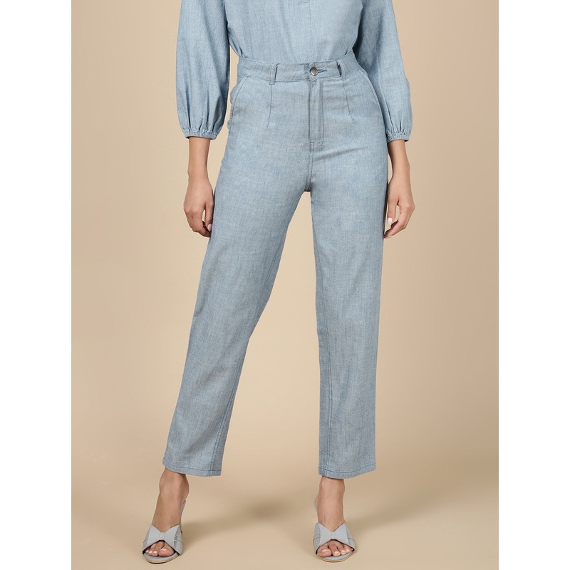 Casual Straight Pant-Mid Blue|S|M|L|XL|XXL|Mid Blue|LWBSPSOF21006314