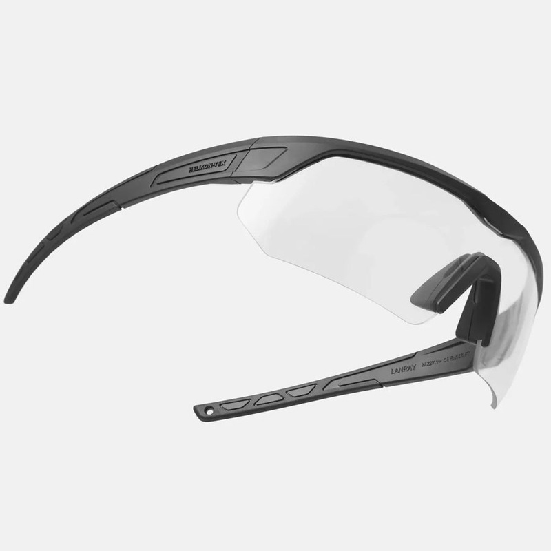 HELIKON-TEX LANRAY GLASSES SHOOTING PRO SET – BLACK/CLEAR (3 LENSES)