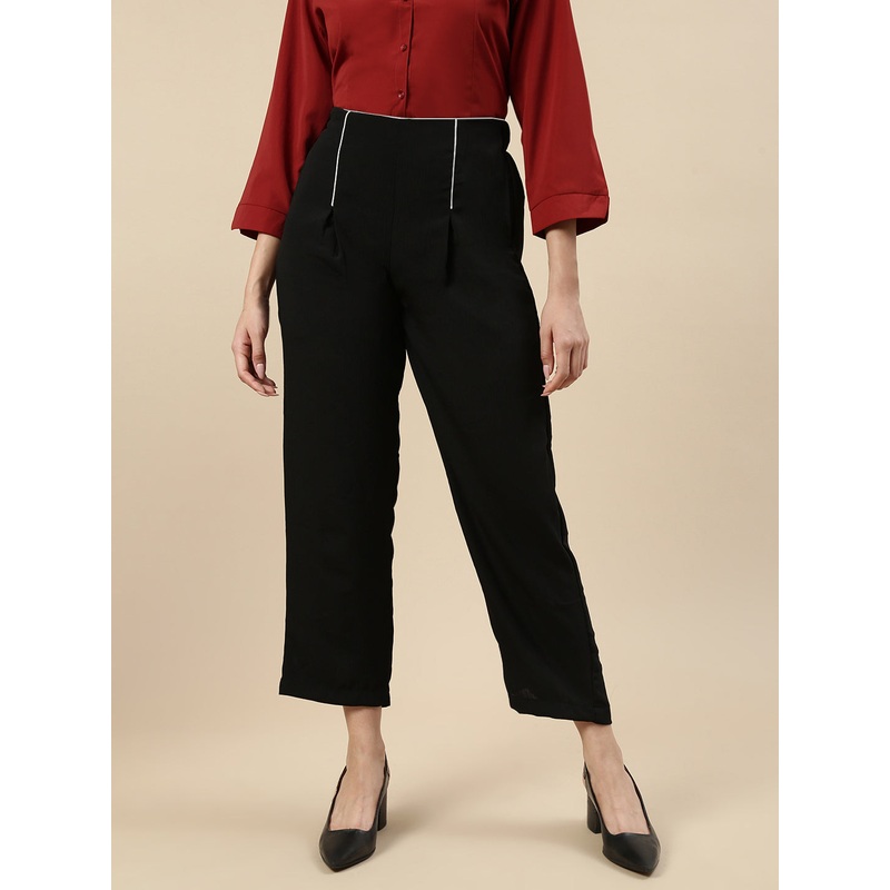 Pleated Pants-Black|S|M|L|XL|Black|LWBPPSOF20245002