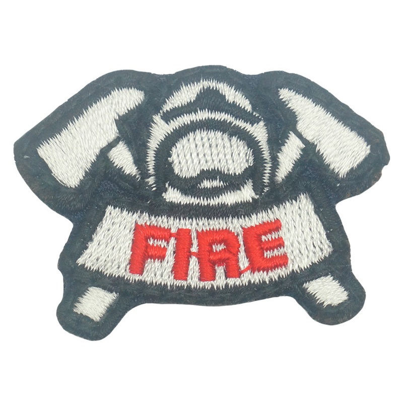 SCDF CIVIL DEFENCE FIRE BADGE – FULL COLOR