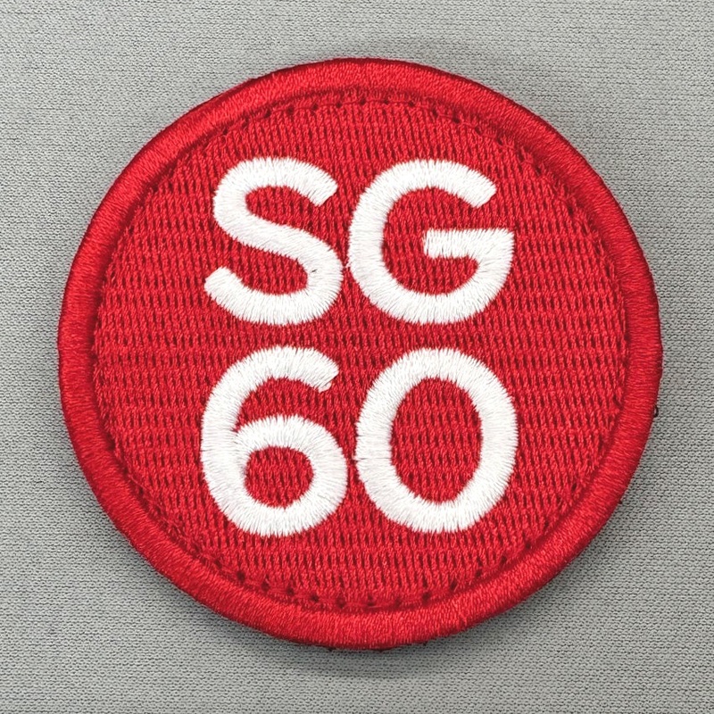 SG60 NDP PATCH – 100% EMBROIDERY