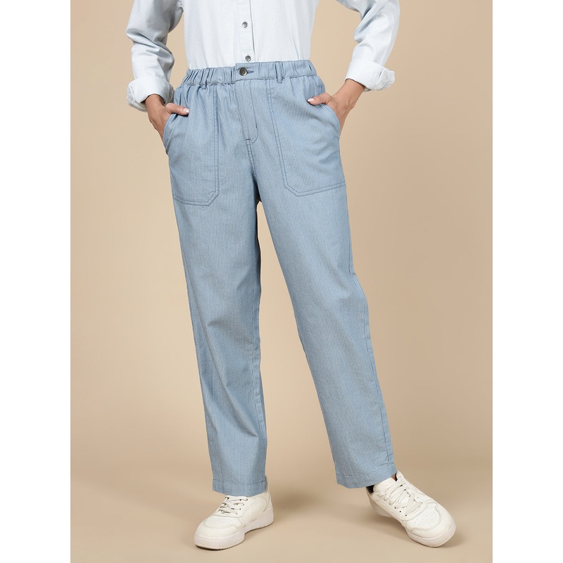 Straight Pant-Mid Blue|S|M|L|XL|XXL|Mid Blue|LWBSPYDF21005314