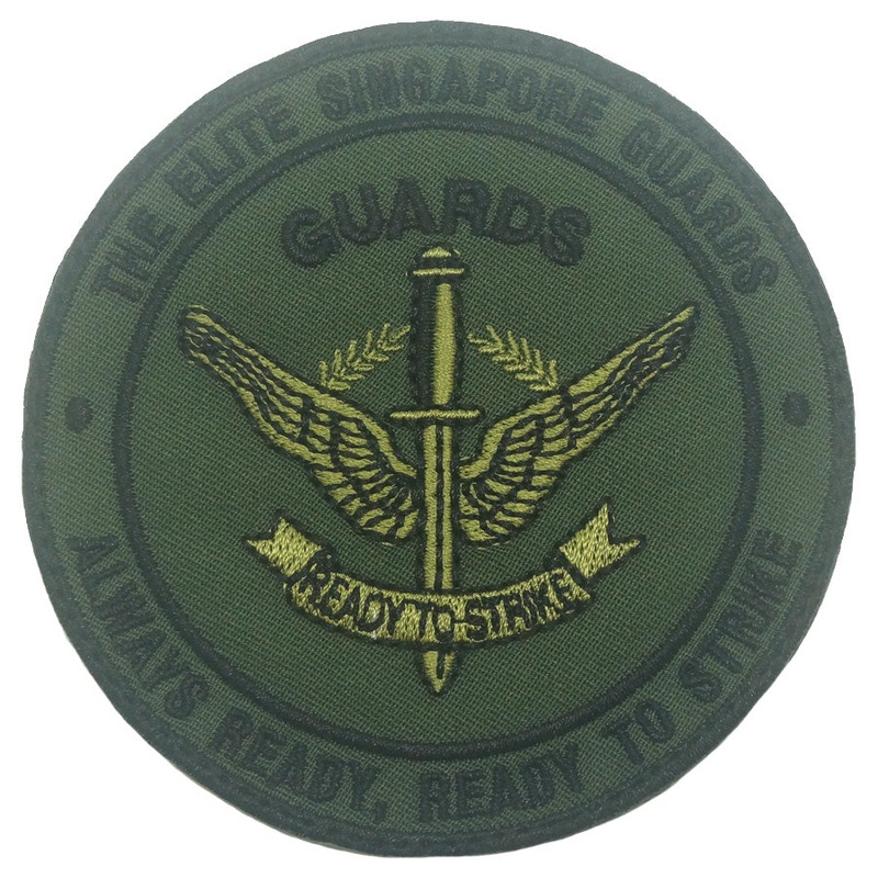 THE ELITE SINGAPORE GUARDS PATCH – OD GREEN
