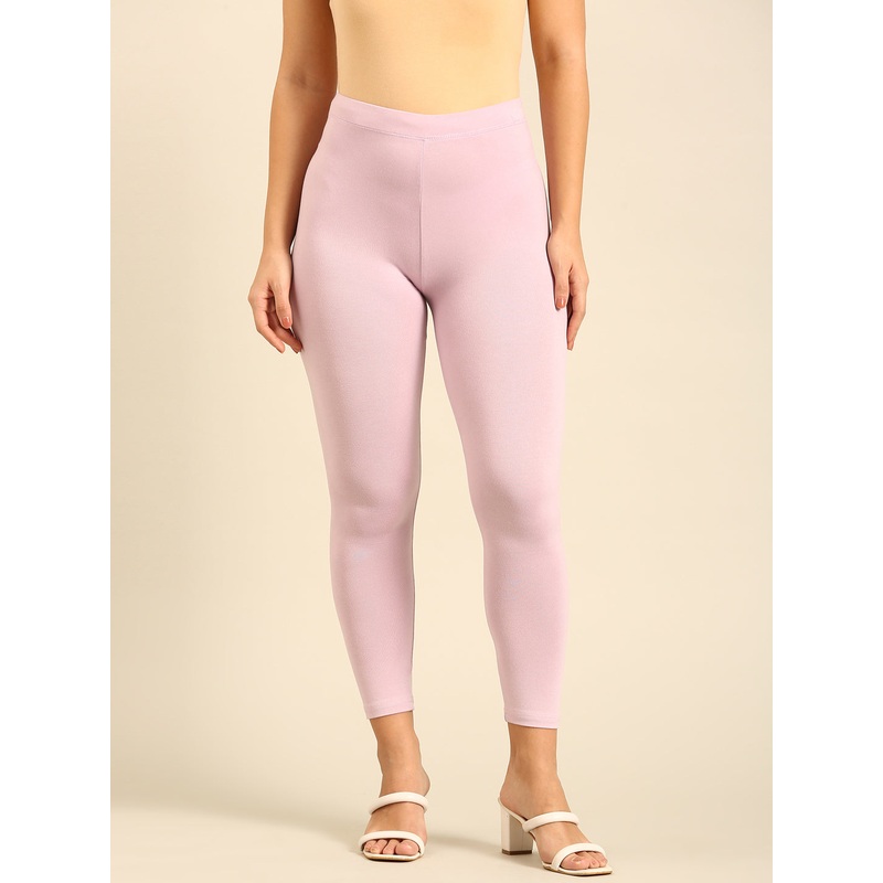 Ankle Length Leggings Viscose-Light Lavender