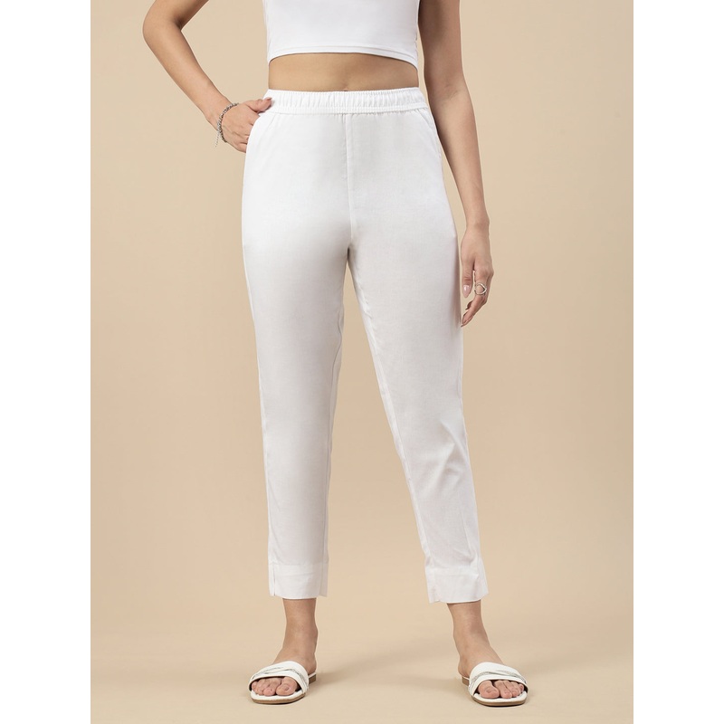 Casual Straight Pant-White|S|M|L|XL|XXL|3XL|White|LWBSPSOF20034011