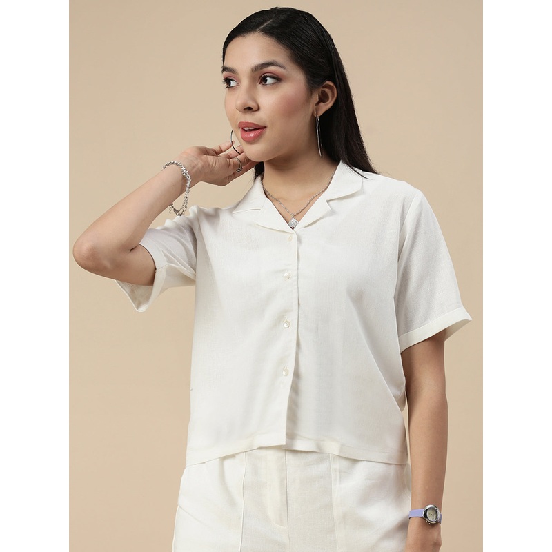 Casual Top-Offwhite|S|M|L|XL|XXL|Offwhite|LWTCTSOF20297009