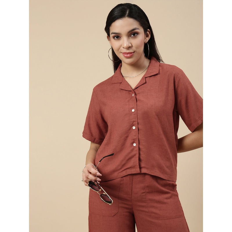 Casual Top-Rust|S|M|L|XL|XXL|Rust|LWTCTSOF20297009