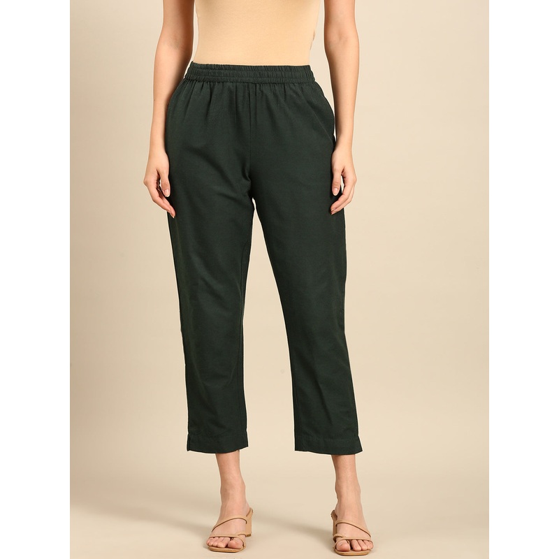 Cigarette Pants-Green|S|M|L|XL|XXL|3XL|Green|LWBCPSOFF20082032