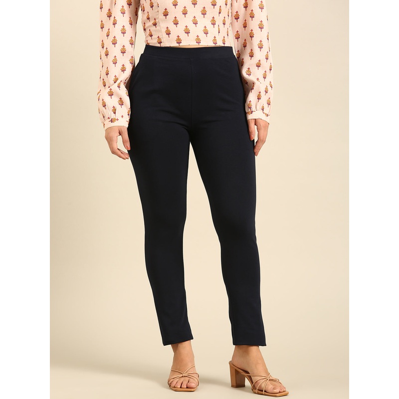 Kurti Pant-Dark Navy Blue|S|M|L|XL|XXL|3XL|4XL|Dark Navy Blue|LKBNPSOPC2017006