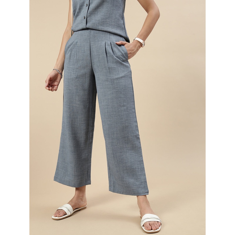 Narrow Palazzo-Indigo|S|M|L|XL|Indigo|LWBNPZSOF20248315