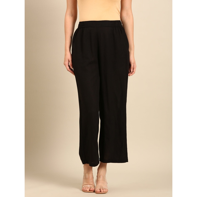Palazzo-Black|S|M|L|XL|XXL|Black|LWBPZSOF20092002