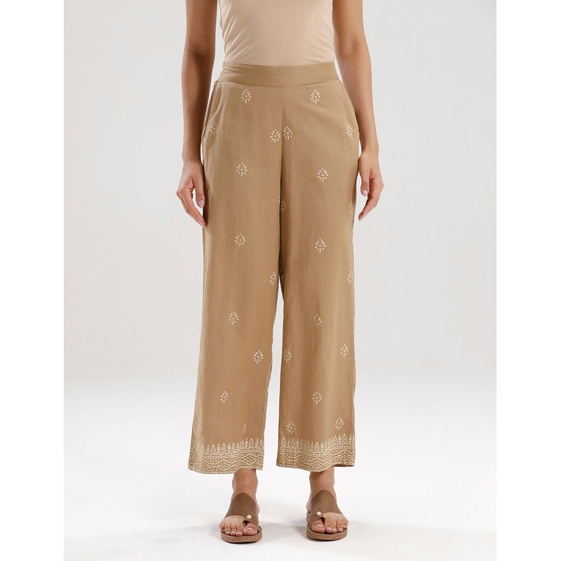 Palazzo-Golden Beige|S|M|L|XL|XXL|Golden Beige|LWBPZAOF19301082