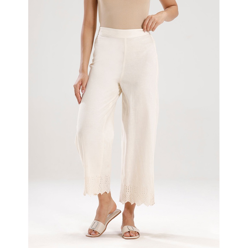 Palazzo-Offwhite|S|M|L|XL|XXL|Offwhite|LWBPZSOF20021009