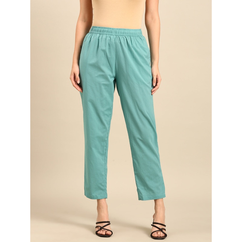 Straight Pant-Sea Green|S|M|L|XL|XXL|3XL|Sea Green|LWBSPSOF20033060