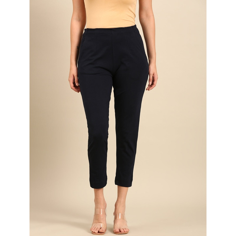 Super Stretch Kurti Pant-Navy|S|M|L|XL|XXL|3XL|4XL|Navy|LKBCPSOPC2015-0422109