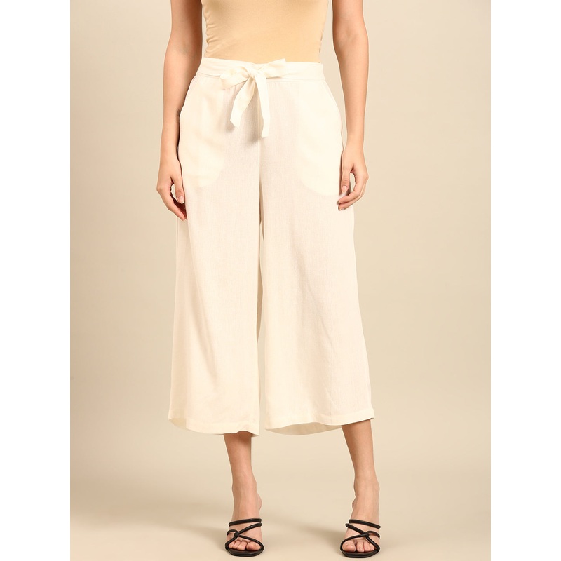 Tie Up Culottes-Natural|S|M|L|XL|XXL|Natural|LWBCLSOF20008184