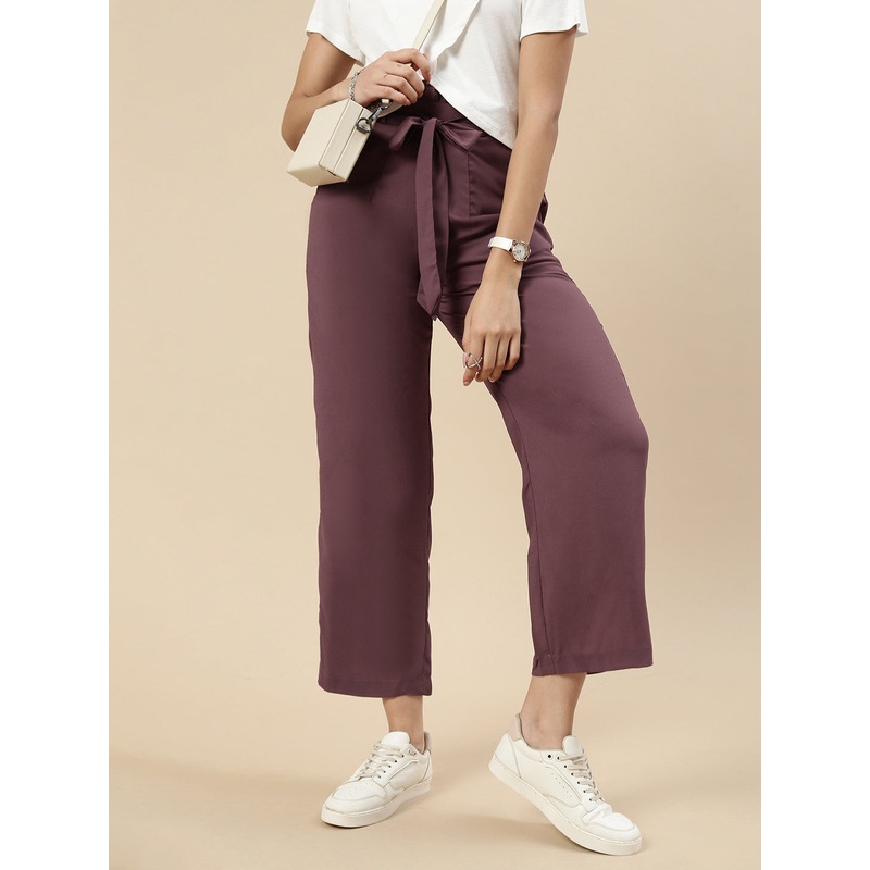 Tie-Up Pants-Plum|S|M|L|XL|Plum|LWBTUPSOF20243112