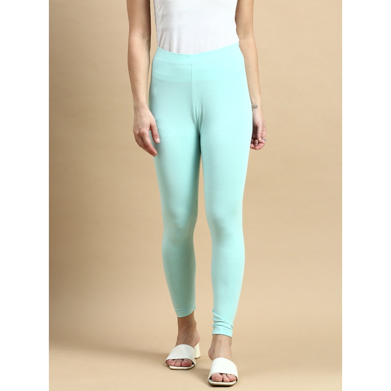 Ankle Length Leggings Viscose-Pista