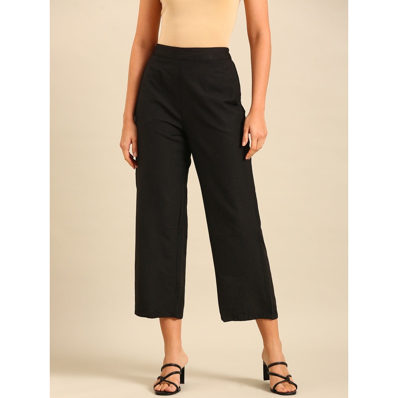 Casual Palazzo-Black|S|M|L|XL|XXL|3XL|Black|LWBPZSOFF20081002