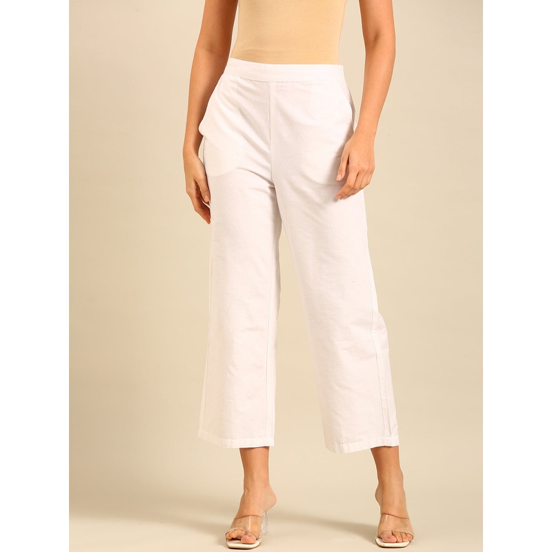 Casual Palazzo-White|S|M|L|XL|XXL|3XL|White|LWBPZSOFF20081011