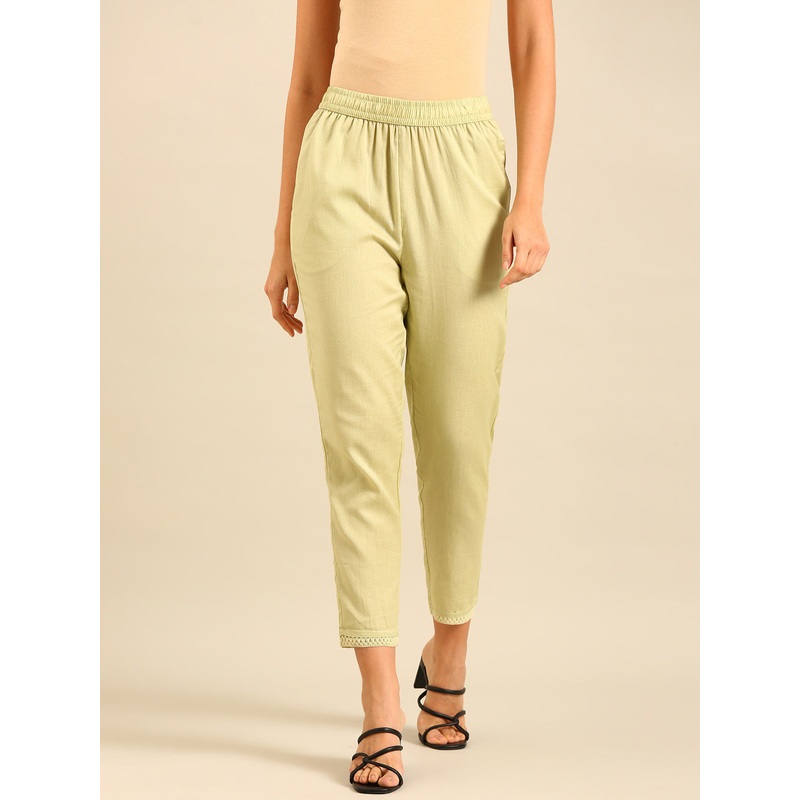 Cigarette Pants-Mint Green|S|M|L|XL|XXL|3XL|Mint Green|LWBCPSOF16139378