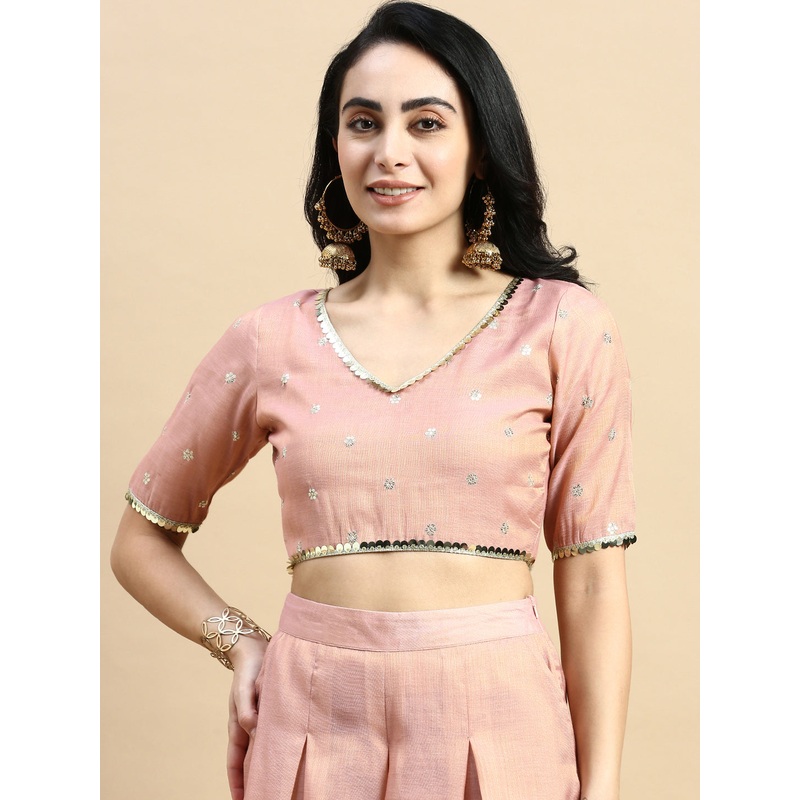 Crop Top-Light Pink|S|M|L|XL|XXL|Light Pink|LWTCTSOF18146075