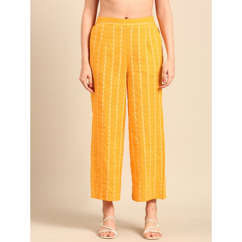 Culottes All Over Print-Yellow