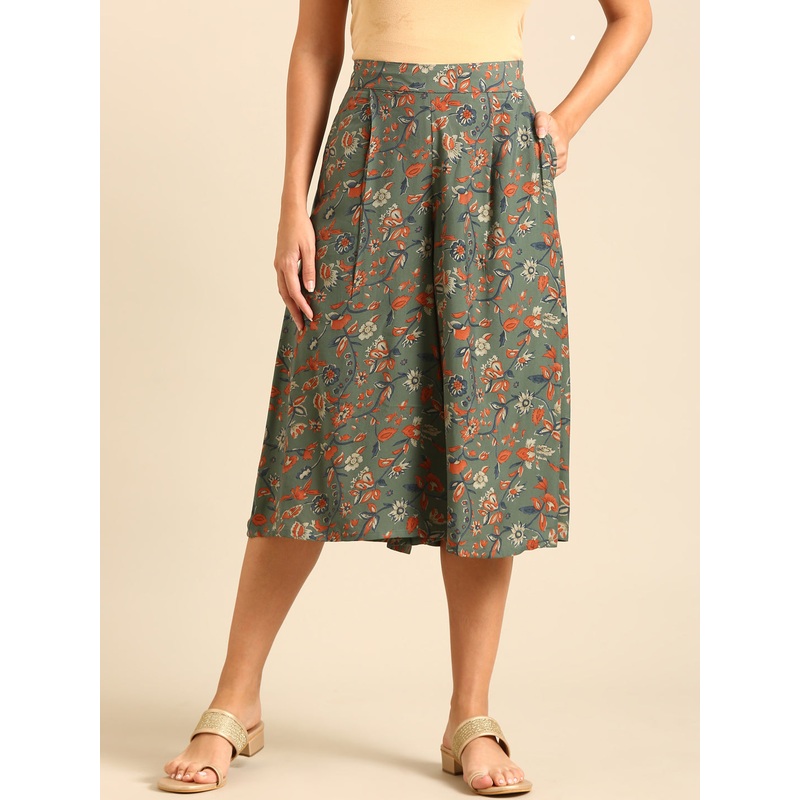 Culottes-Green|S|M|L|XL|XXL|Green|LWBCLAOF19274032