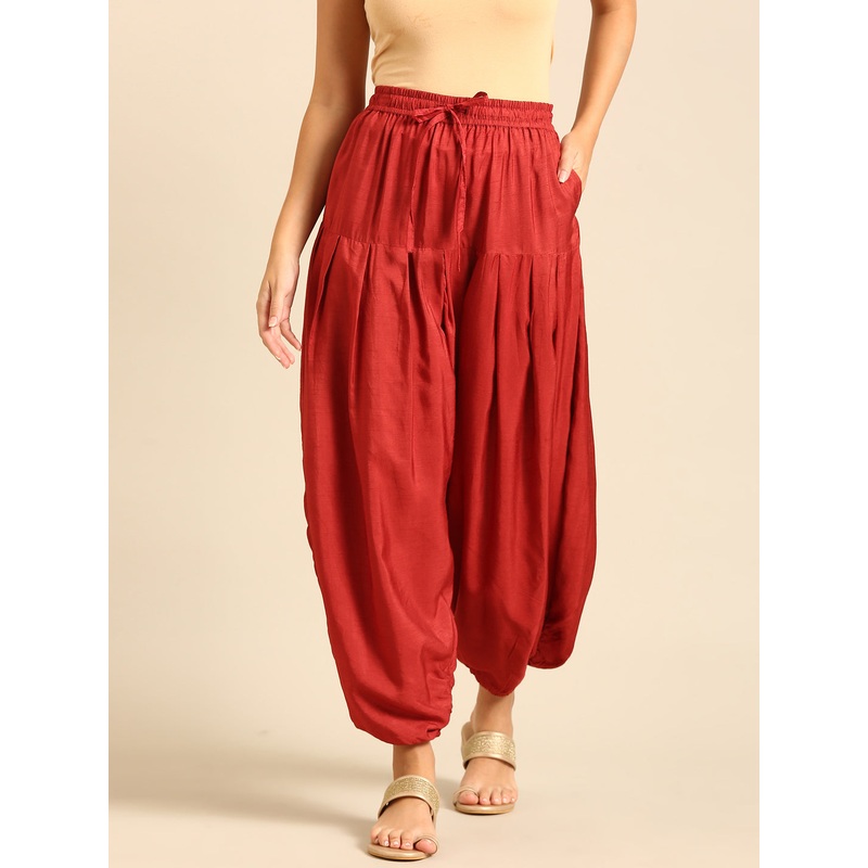 Harem Pant-Brick Red|S-M|L-XL|Brick Red|LWBHPAOF18176016