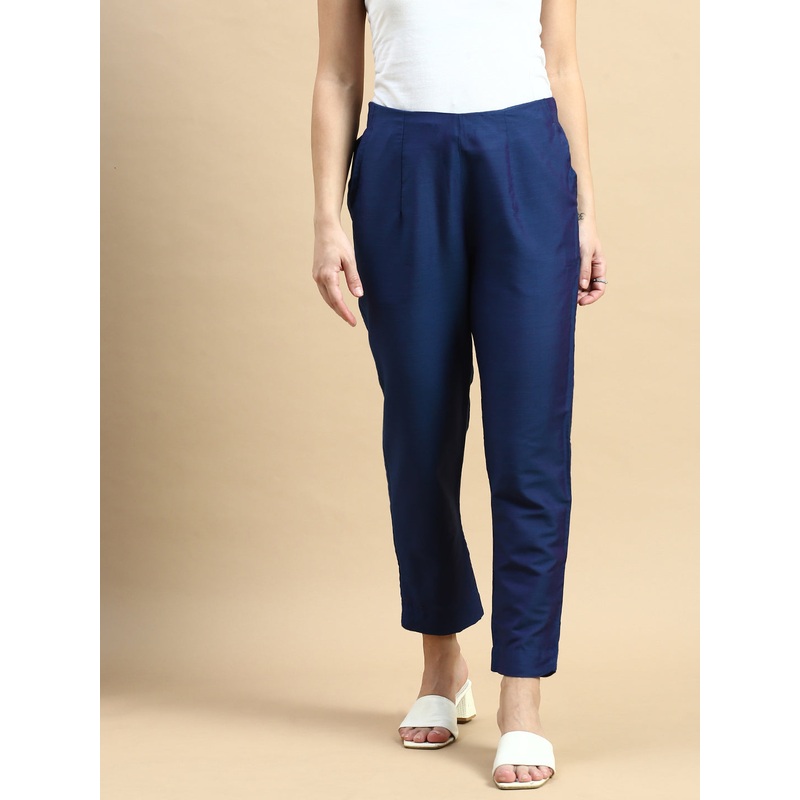 Metallic Cigarette Pant-Teal|S|M|L|XL|XXL|3XL|4XL|Teal|LWBCPSOWC4002061