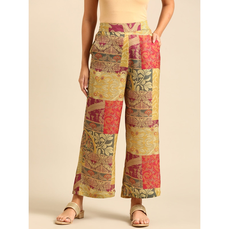 Palazzo All Over Print-Multi|S|M|L|XL|XXL|Multi|LWBPZAOF19149147