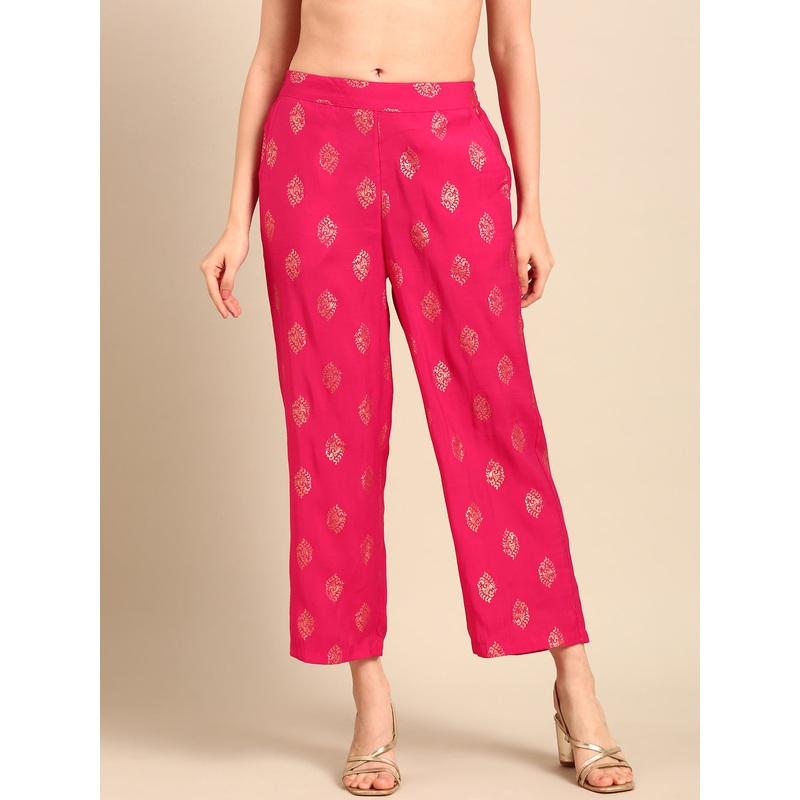 Palazzo All Over Print-Pink|S|M|L|XL|XXL|Pink|LWBPZAOF19272053