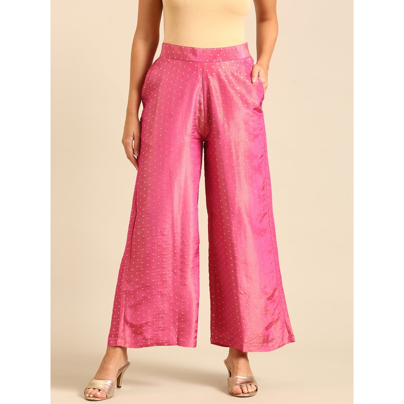 Palazzo Polka Dots-Pink|S|M|L|XL|XXL|Pink|LWBPZJCF19270053