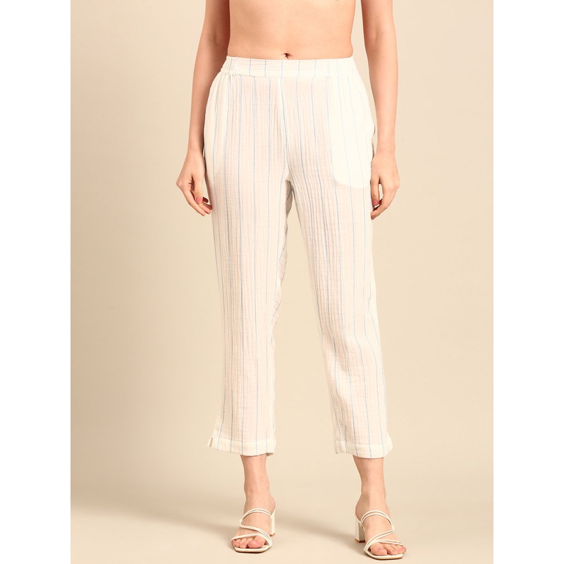 Straight Pant Yarn Dyed-White|S|M|L|XL|XXL|White|LWBSPYDF18126011