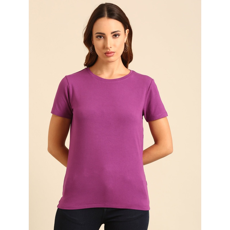 T-Shirt Regular Sleeve-Light Purple