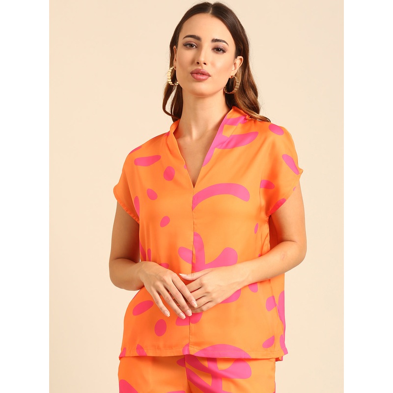 Top-Orange|S|M|L|XL|XXL|Orange|LWTTPAOF19034050