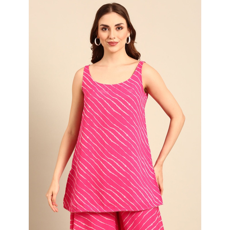 Tunic Top-Pink|S|M|L|XL|XXL|Pink|LWTTUAOF19177053