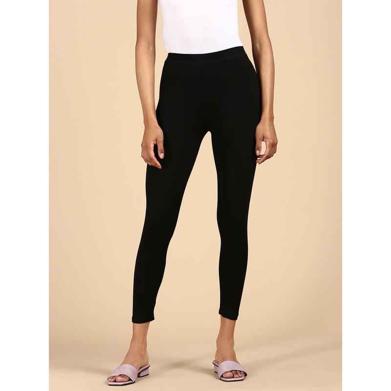 Ankle Length Leggings Viscose-Black