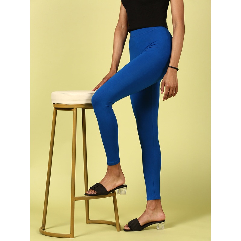 Ankle Length Leggings Viscose-Cobalt