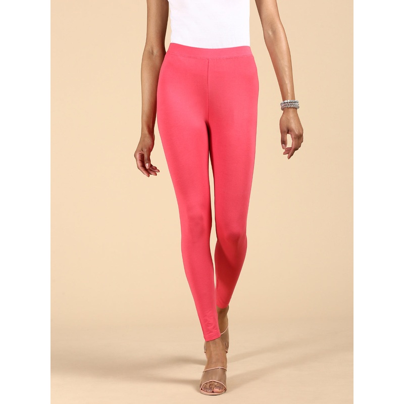 Ankle Length Leggings Viscose-Coral