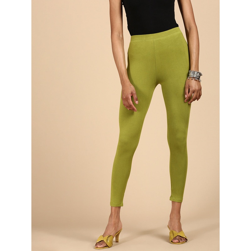 Ankle Length Leggings Viscose-Fern