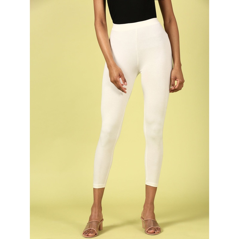 Ankle Length Leggings Viscose-Offwhite