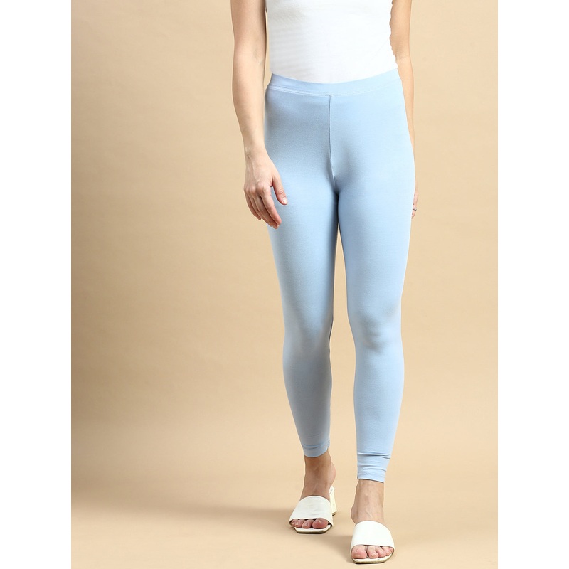 Ankle Length Leggings Viscose-Powder Blue