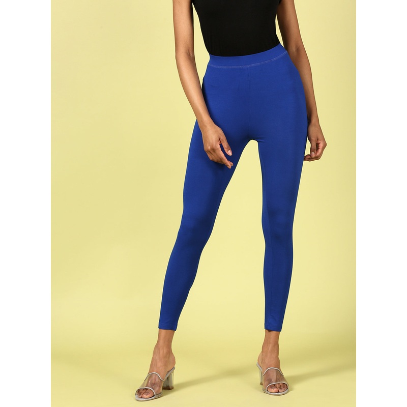 Ankle Length Leggings Viscose-Royal Blue