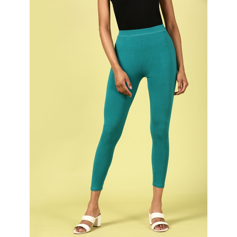 Ankle Length Leggings Viscose-Sea Green