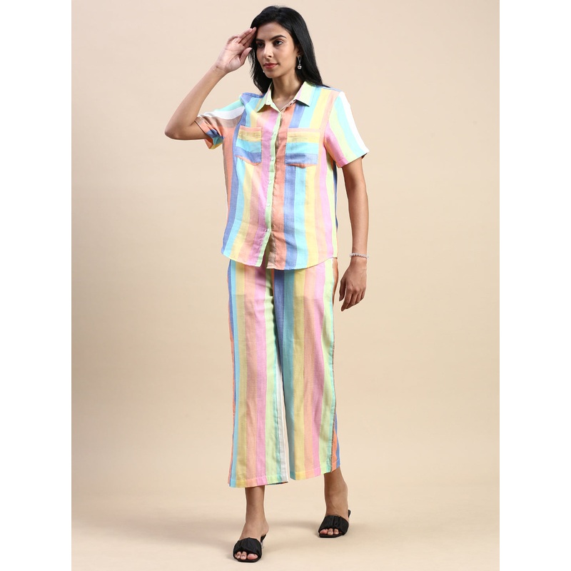 Co-Ords Sets (Top&Bottom)-Multi Color