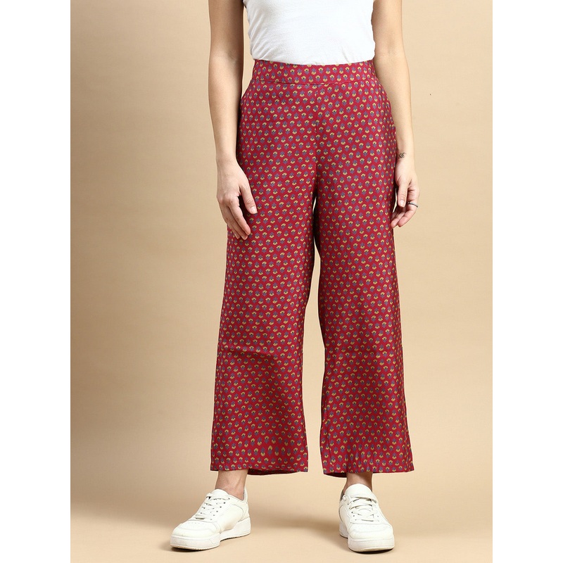 Palazzo All Over Print-Wine|S|M|L|XL|XXL|Wine|LWBPZAOF18097063